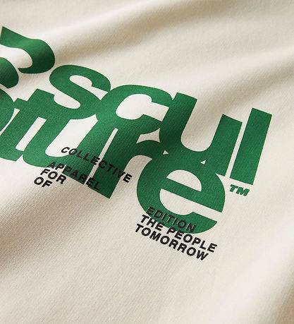 LMTD Hættetrøje - NlnHulp - Antique White/Jolly Green/Sort