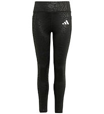 adidas Performance Leggings - JG Opt - Sort/Hvid adidas Performance Leggings - JG Opt - Sort/Hvid