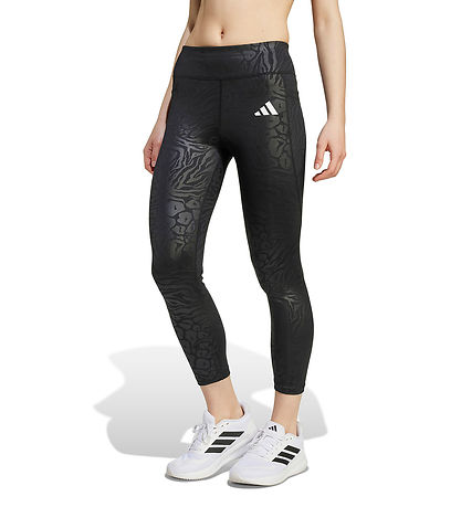 adidas Performance Leggings - JG Opt - Sort/Hvid