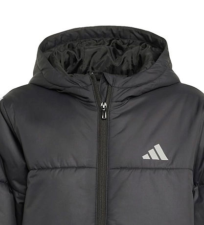 adidas Performance Dynefrakke - J Long Coat - Sort/Hvid