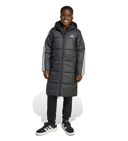 adidas Performance Dynefrakke - J Long Coat - Sort/Hvid