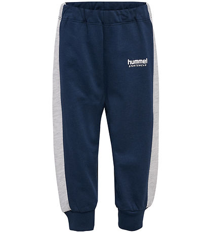 Hummel Sweatpants - hmlMini Loose Adj Waist - Dress Blues