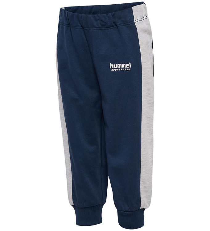 Hummel Sweatpants - hmlMini Loose Adj Waist - Dress Blues