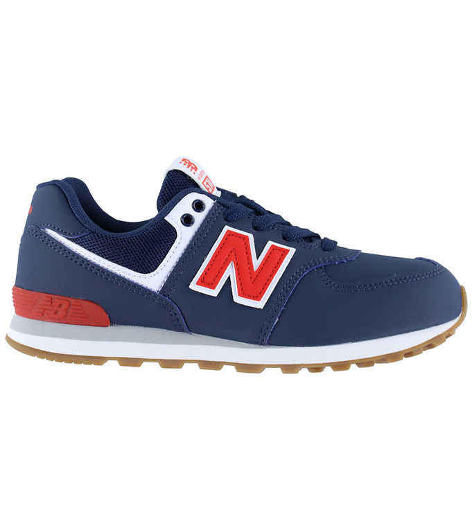 New Balance Sko - 574 - Navy/Team Red
