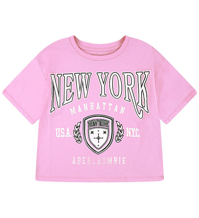 Abercrombie & Fitch T-shirt - Begonia Pink