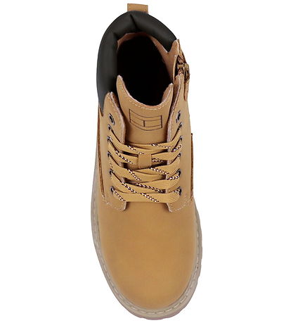 Tommy Hilfiger Vinterstøvler - Lace-Up - Ochre