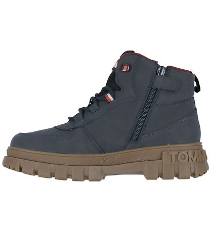 Tommy Hilfiger Vinterstøvler - Lace-Up - Blue