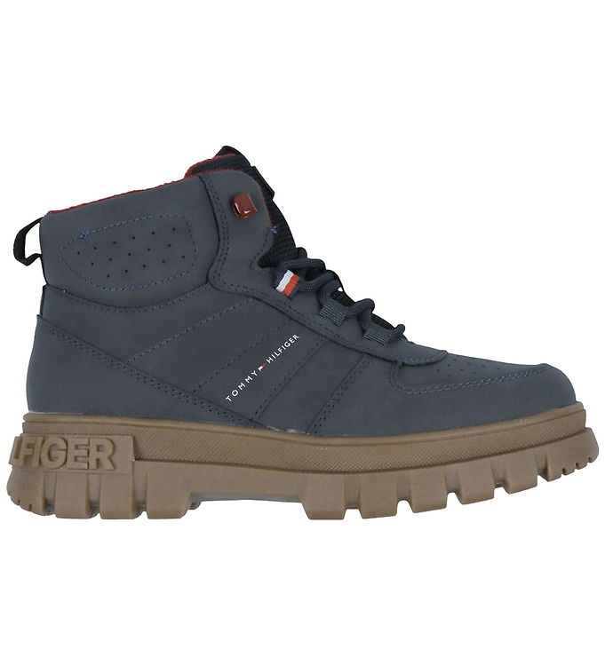 Tommy Hilfiger Vinterstøvler - Lace-Up - Blue