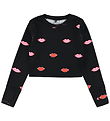 Stella McCartney Kids Badebluse - Cropped - UV50+ - Sort m. Læbe Stella McCartney Kids Badebluse - Cropped - UV50+ - Sort m. Læbe