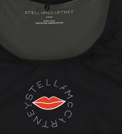 Stella McCartney Kids Badetop - UV50+ - Sort m. Læber