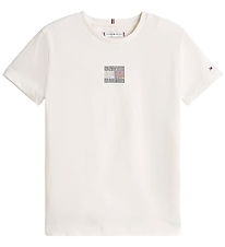Tommy Hilfiger T-shirt  - Ivory Silk Tommy Hilfiger T-shirt  - Ivory Silk