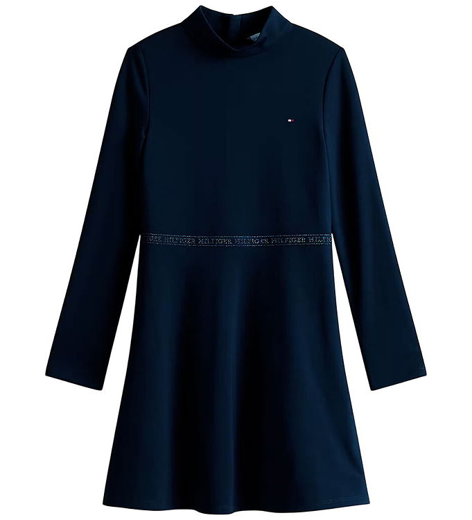 Tommy Hilfiger Kjole - Essential - Dark Night Navy