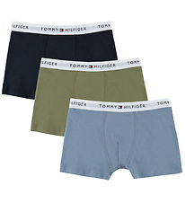 Tommy Hilfiger Boxershorts - 3-pak - Brisk Blue/Utility Sage/Des Tommy Hilfiger Boxershorts - 3-pak - Brisk Blue/Utility Sage/Des