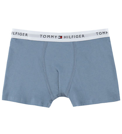 Tommy Hilfiger Boxershorts - 3-pak - Brisk Blue/Utility Sage/Des
