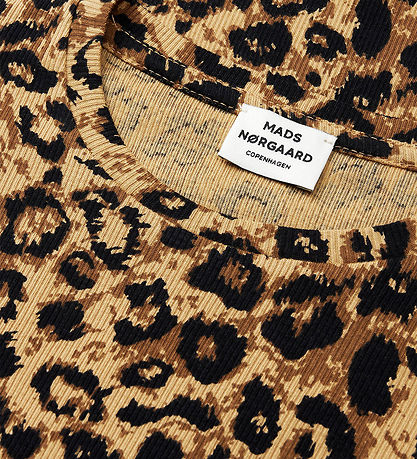 Mads Nørgaard Blouse - Talino - Rib - Leopard/Black