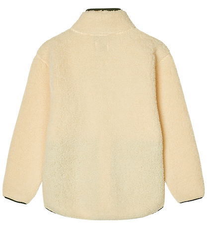Mads Nørgaard Fleecejakke - Teddy - Jeffo - Vanilla Custard m. G