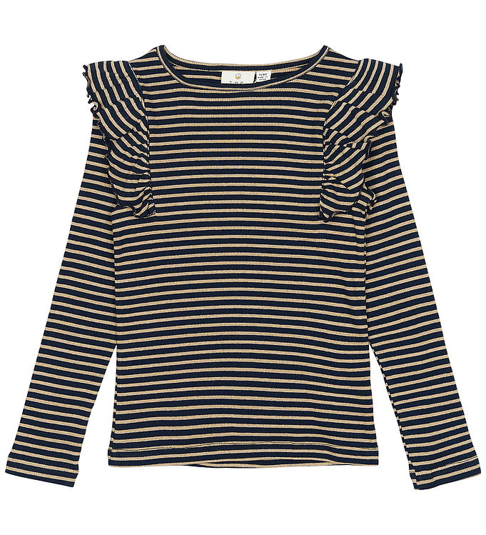 The New Bluse - Rib - TnPriscilla - Navy Blazer Striped m. Glimm
