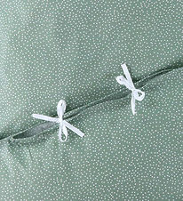 Nørgaard Madsens Sengetøj - Voksen - Dusty Green m. Prikker Nørgaard Madsens Sengetøj - Voksen - Dusty Green m. Prikker