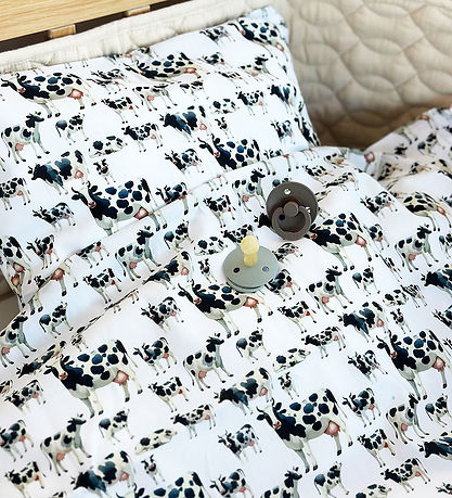 Nørgaard Madsens Sengetøj - Junior - Hvid m. Køer