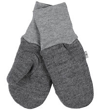 Racing Kids Luffer - Uld/Polyester - Gråmeleret Racing Kids Luffer - Uld/Polyester - Gråmeleret