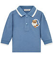 Moncler Polobluse - Blå Moncler Polobluse - Blå