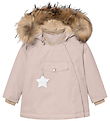 Mini A Ture Vinterjakke - MatWang Fleece/Fur - Cloudy Rose Mini A Ture Vinterjakke - MatWang Fleece/Fur - Cloudy Rose