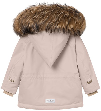 Mini A Ture Vinterjakke - MatWang Fleece/Fur - Cloudy Rose