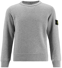 Stone Island Sweatshirt - Gråmeleret Stone Island Sweatshirt - Gråmeleret