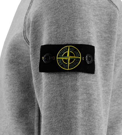 Stone Island Sweatshirt - Gråmeleret Stone Island Sweatshirt - Gråmeleret