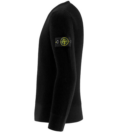 Stone Island Bluse - Uld - Sort Stone Island Bluse - Uld - Sort