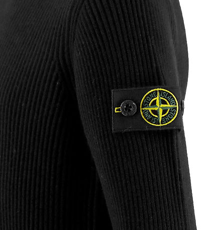 Stone Island Bluse - Uld - Sort Stone Island Bluse - Uld - Sort