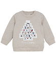 Minymo Sweatshirt - Beige Melange Minymo Sweatshirt - Beige Melange