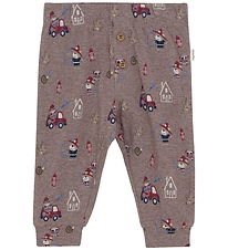 Minymo Natbukser - Dark Brown Melange Minymo Natbukser - Dark Brown Melange