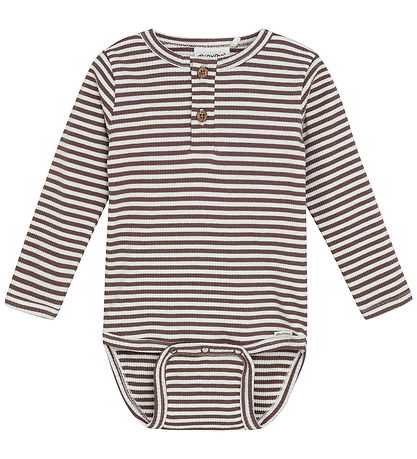 Minymo Body l/æ - Rib - Chocolate Chip