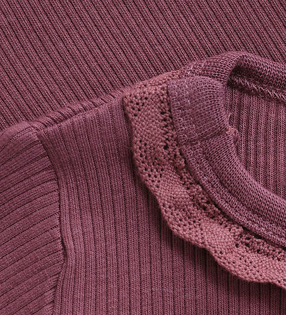 Minymo Body l/æ - Rib - Modal/Bomuld - Rose Brown