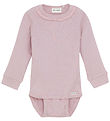 Minymo Body l/æ - Rib - Modal/Bomuld - Shadow Gray Minymo Body l/æ - Rib - Modal/Bomuld - Shadow Gray