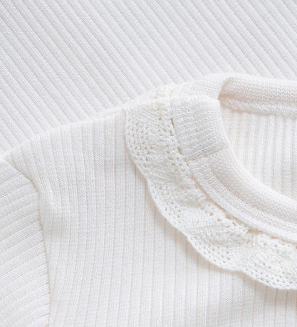 Minymo Body l/æ - Rib - Modal/Bomuld - Eggnog