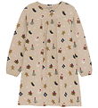 Minymo Natkjole - AOP - Beige Melange Minymo Natkjole - AOP - Beige Melange