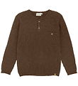 Minymo Bluse - Strik - Chocolate Chip Minymo Bluse - Strik - Chocolate Chip