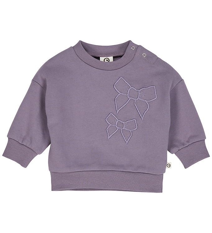 Müsli Sweatshirt - Bow - Lilac Fog