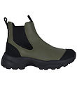 Woden Gummistøvler - Kort - Siri - Dark Olive/Black Woden Gummistøvler - Kort - Siri - Dark Olive/Black