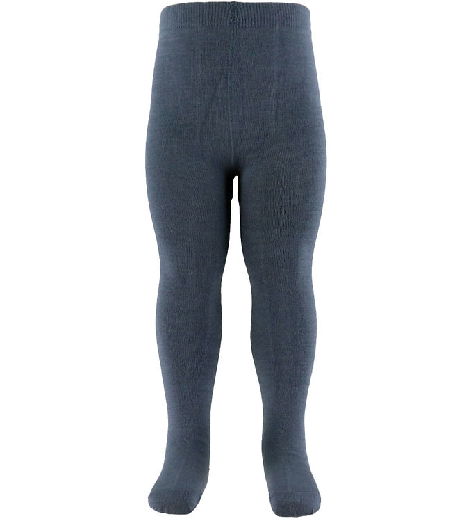 Name It Strømpebukser - Uld/Bomuld - NmmWak - Ombre Blue