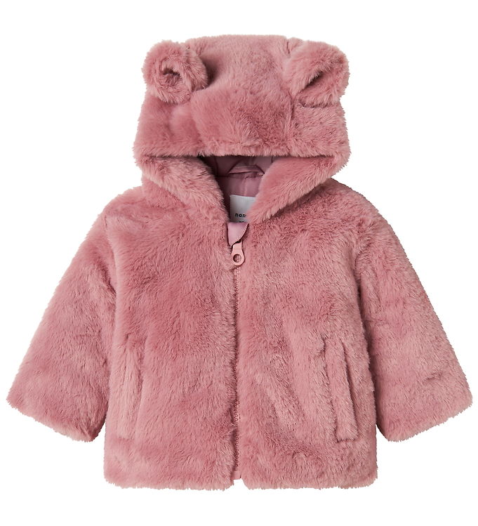 Name It Jakke - Imiteret Pels - NbfMila - Lilas