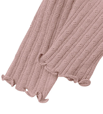 Name It Leggings - Uld/Silke - Rib - NbfWossa - Antler