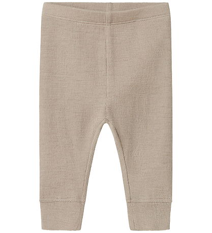 Name It Leggings - Uld/Silke - Rib - NbmWossa - Satellite