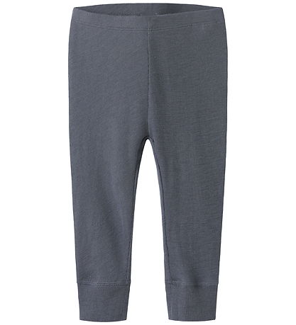 Name It Leggings - Uld/Silke - Rib - NbmWossa - Folkstone Gray