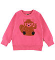 DYR-Cph Sweatshirt - Dyrbellow - Spicy Pink Roed Peace Pand DYR-Cph Sweatshirt - Dyrbellow - Spicy Pink Roed Peace Pand