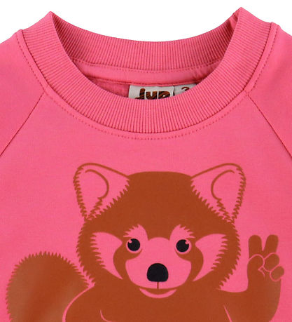 DYR-Cph Sweatshirt - Dyrbellow - Spicy Pink Roed Peace Pand