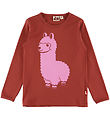 DYR-Cph Bluse - Dyrroar - Dk Brick Lama Buddy DYR-Cph Bluse - Dyrroar - Dk Brick Lama Buddy