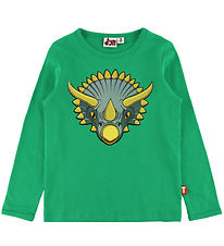 DYR-Cph Bluse - Dyrshedding - Grass Green Triceratops DYR-Cph Bluse - Dyrshedding - Grass Green Triceratops